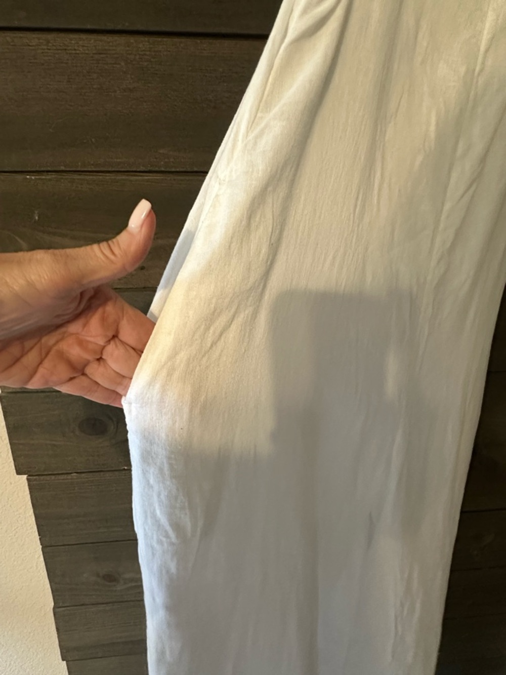 Haute Hippie White Linen Wide Leg Linen Jumpsuit - Picture 9 of 11